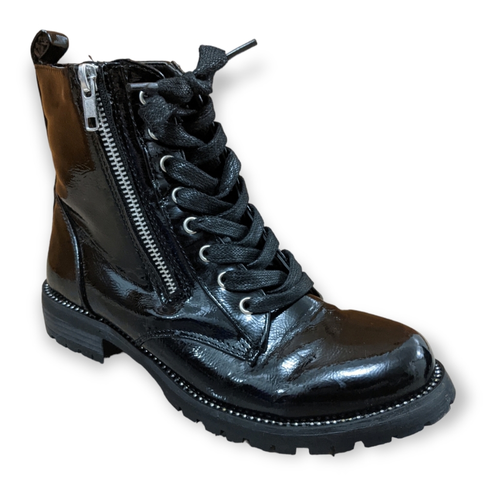 Shoe Dazzle Combat Boots 6.5